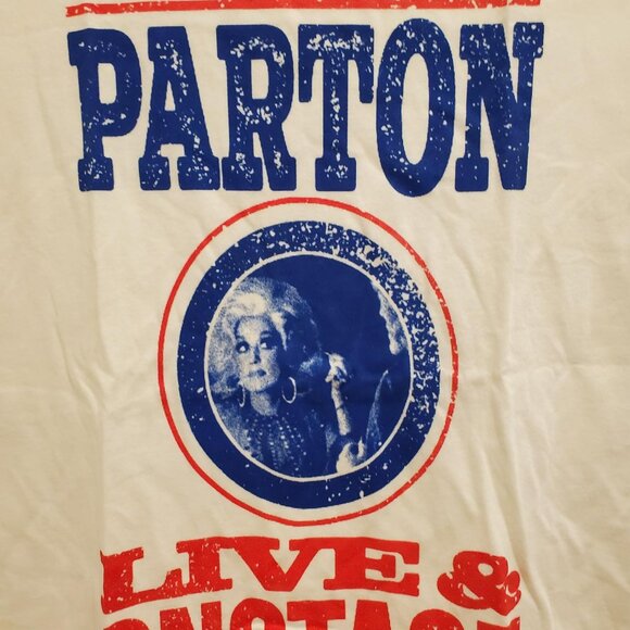 New Dolly Parton Live & On Stage Concert T-Shirt Unisex Mens Womens Size Small - Picture 3 of 5